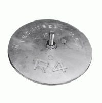 Disc Rudder Annode - Zinc - 127mm - For Cathodic Protect - Sold as pair - RAK-R4 - RKCV 
